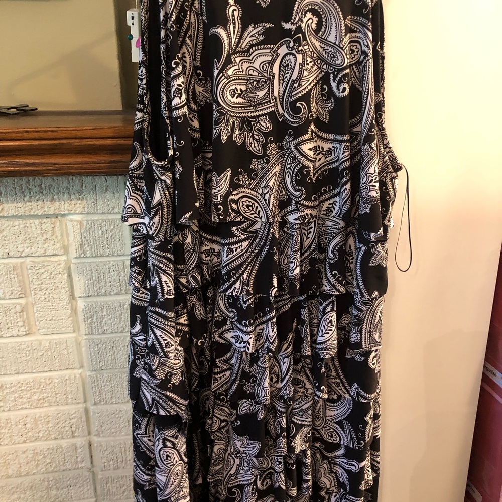 White House Black Market Layered Sleeveless Tunic Size Large
